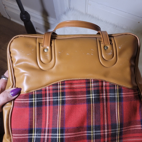 Vtg 1971 Thermos Red Plaid 3pc Picnic Set - Picture 12 of 15